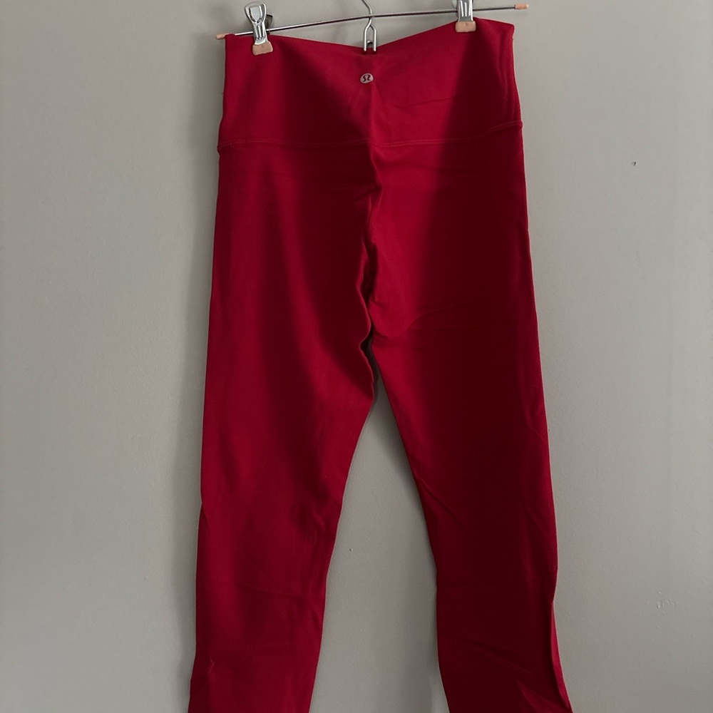 Lululemon Athletica Red Women's Leggings
